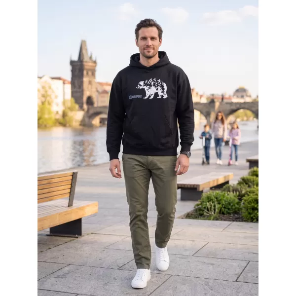  Herren-Sweatshirt ALTISPORT ALM193422 SCHWARZ 