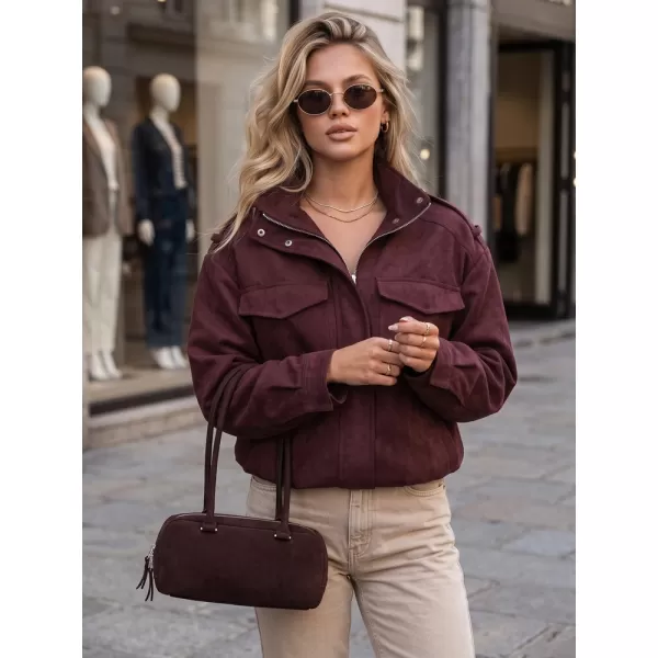  Damenjacke DSTREET TY5915 BURGUND 