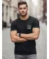 Herren-T-Shirt DSTREET NX0141R-BK SCHWARZ