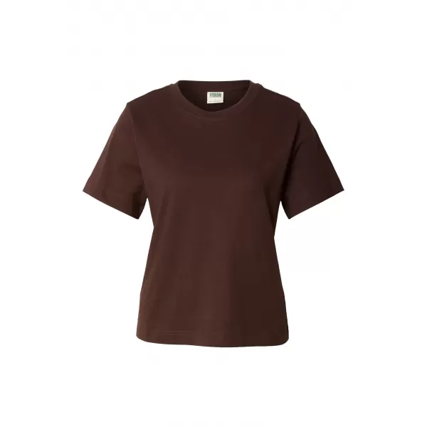  Damen-T-Shirt URBAN CLASSICS TB7494-00075 BRAUN 