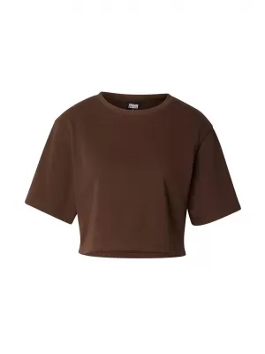 Damen-T-Shirt URBAN CLASSICS TB8288 BRAUN