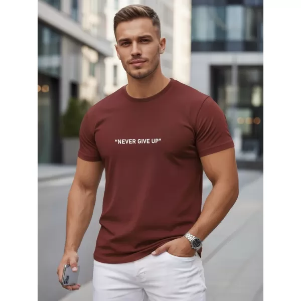  Herren-T-Shirt DSTREET NX5107R-BU ROTWEIN 