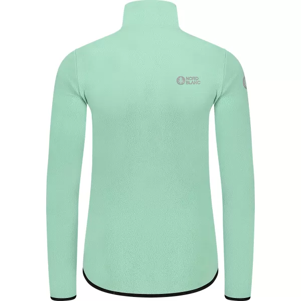  Leichtes Fleece-Sweatshirt für Damen NORDBLANC MAPLE NBSFL8374 GRÜN 