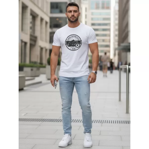  Herren-T-Shirt DSTREET NX5088R WEIß 