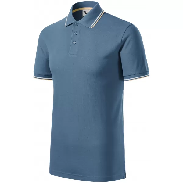  Herren-T-Shirt mit Kragen MALFINI FOCUS 232 DENIM 