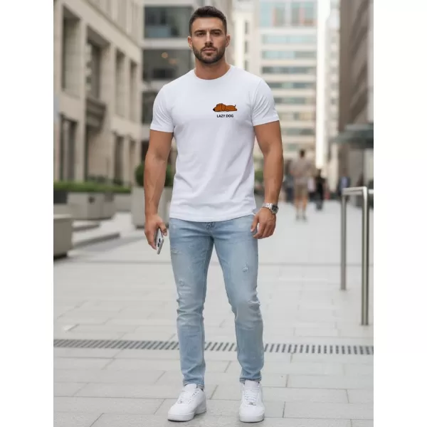  Herren-T-Shirt DSTREET NX5096R-WH WEIß 
