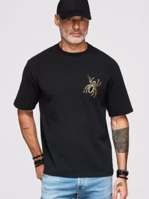 Herren-T-Shirt OMBRE OM-TSCT-0277 SCHWARZ