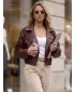 Damenjacke DSTREET TY5952 BURGUND
