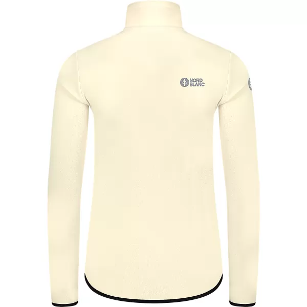  Leichtes Fleece-Sweatshirt für Damen NORDBLANC MAPLE NBSFL8374 BEIGE 