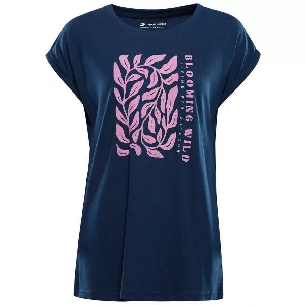  Outdoor-Shirt für Damen ALPINE PRO NOGERA 2 MONDSCHEIN-OZEAN-VARIANTE PB 