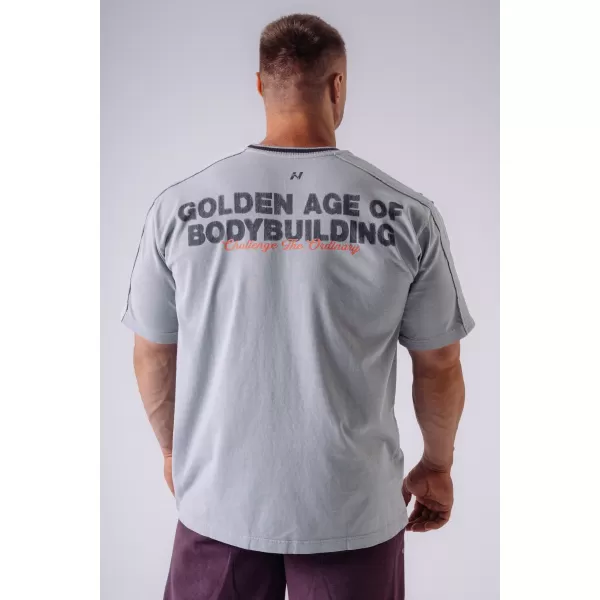  Herren-T-Shirts NEBBIA OLYMPIA MUSCLE COVER 942 HELLGRAU 