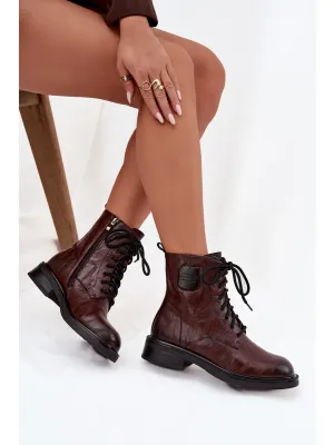 Damen-Stiefeletten MACIEJKA K7180-02/00-7 BRAUN