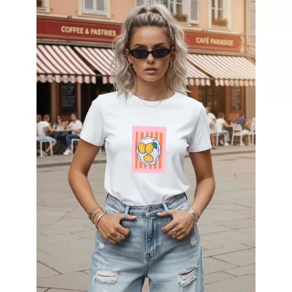  Damen-T-Shirt DSTREET NX8040RY-WH WEIß 