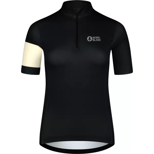  Damen-Radtrikot NORDBLANC ENTHUSIAST NBSLF8084 SCHWARZ 