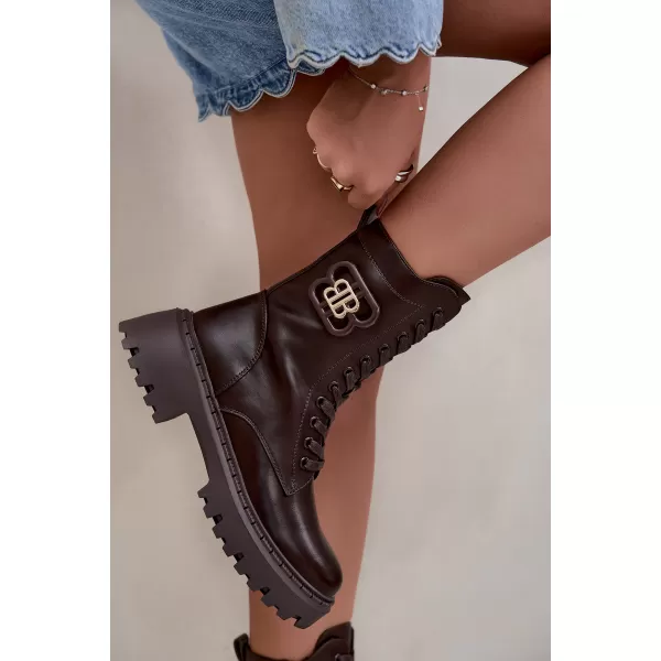  Damenschuhe BOTO QH7735 BRAUN 