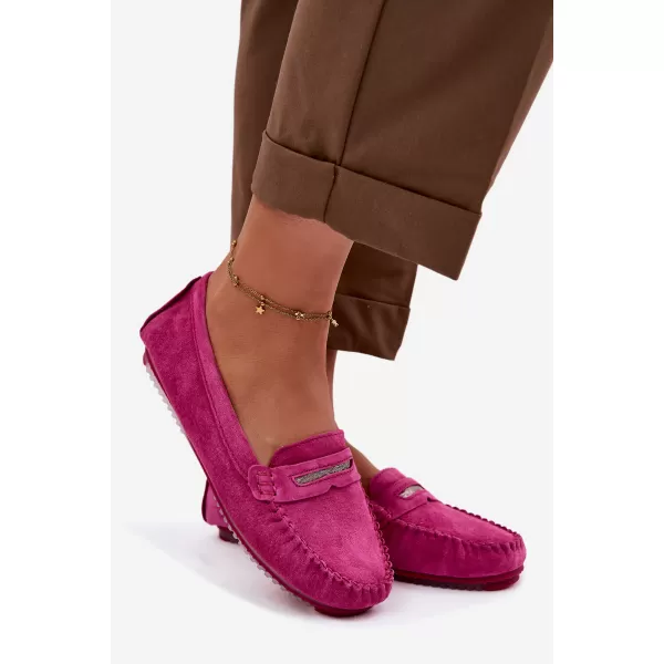  Damenmokassins S.BARSKI LR61-7029 FUCHSIE 