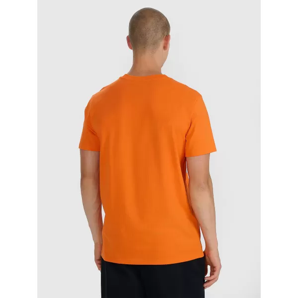  Herren-T-Shirt 4F WAW25TTSHM2372 ORANGE 