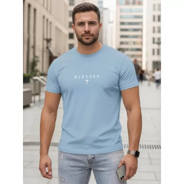  Herren-T-Shirt DSTREET NX5124R-SK HELLBLAU 