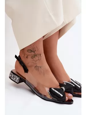 Damensandalen D&A MR61-9004 SCHWARZ