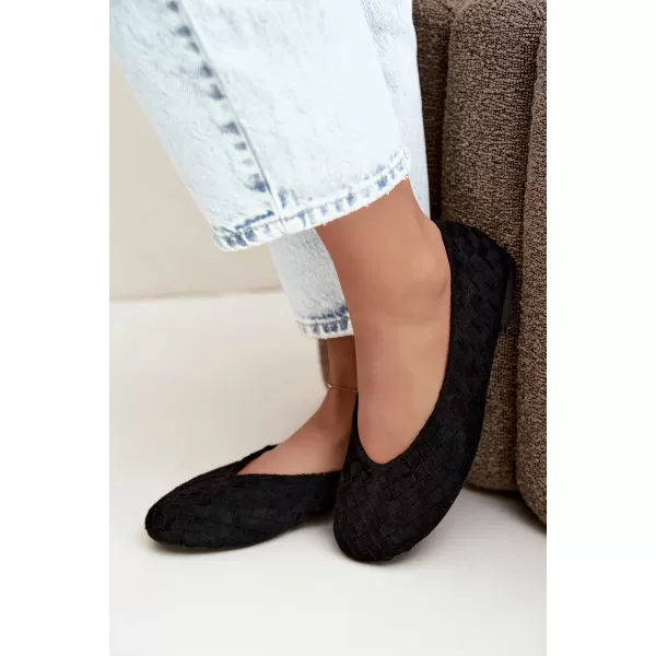  Ballerinas für Damen BOTO 9867 SCHWARZ 
