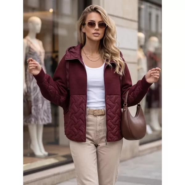  Damenjacke DSTREET TY5916 BURGUND 