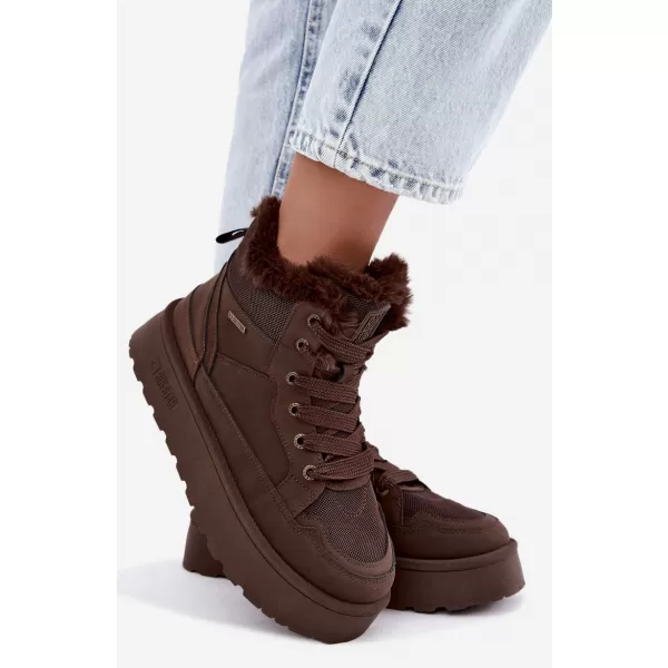  Damenschuhe BIG STAR SHOES UU274168 BRAUNE/BEIGE SCHATTEN 