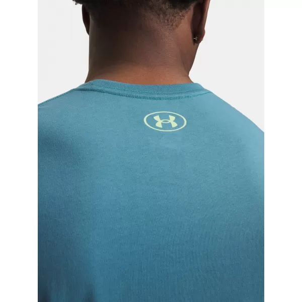  Herren-T-Shirt UNDER ARMOUR TEAM ISSUE WORDMARK SS 1329582-466 BLAU 