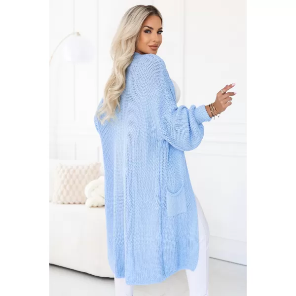 Strickjacke für Damen NUMOCO 627-3 HELLBLAU 