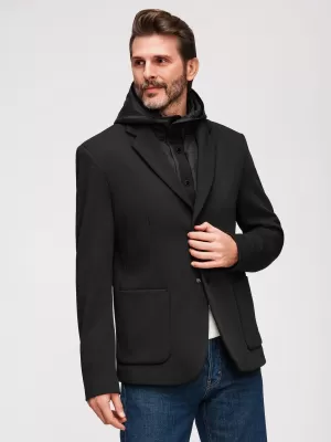 Herrenjacke OMBRE M167 SCHWARZ
