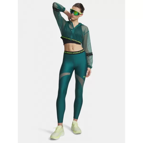  Leggings für Damen UNDER ARMOUR HEATGEAR MESH LEGGING 6010009-338 GRÜN 