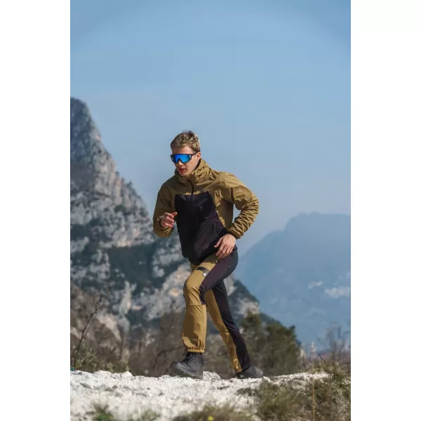  Wasserdichte Softshelljacke für Herren NORDBLANC EXPEDITIOUS NBSSM8323 BRAUN 