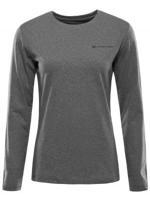 Schnell trocknendes Damen-T-Shirt ALPINE PRO LOUSA GERÄUCHERTE PERLE