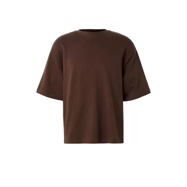  Herren-T-Shirt URBAN CLASSICS TB8097 SCHOKOLADENBRAUN 