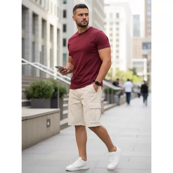  Herren-T-Shirt DSTREET RX5677 ROTWEIN 