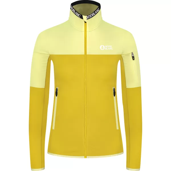  Powerfleece-Sweatshirt für Damen NORDBLANC IDOL NBSFL8337 BERNSTEIN 