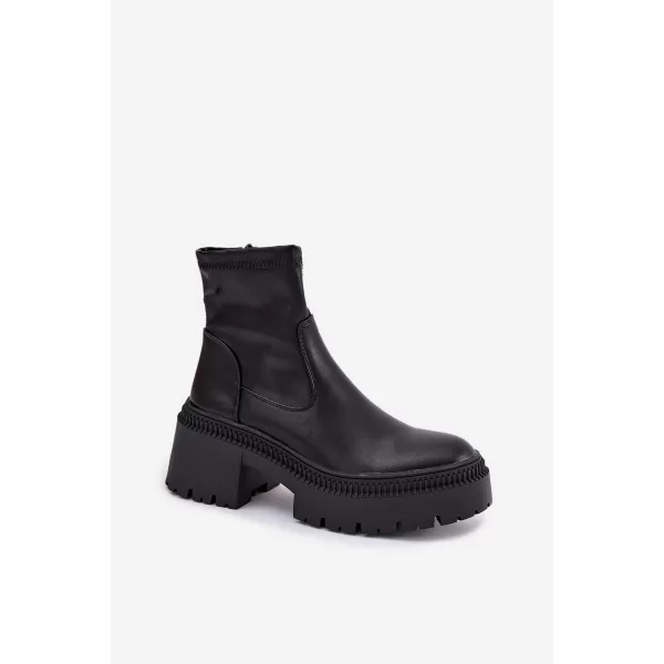  Damen-Stiefeletten BOTO 9670A LILA 
