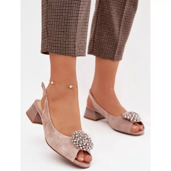  Damensandalen D&A 41955-19 BEIGE 
