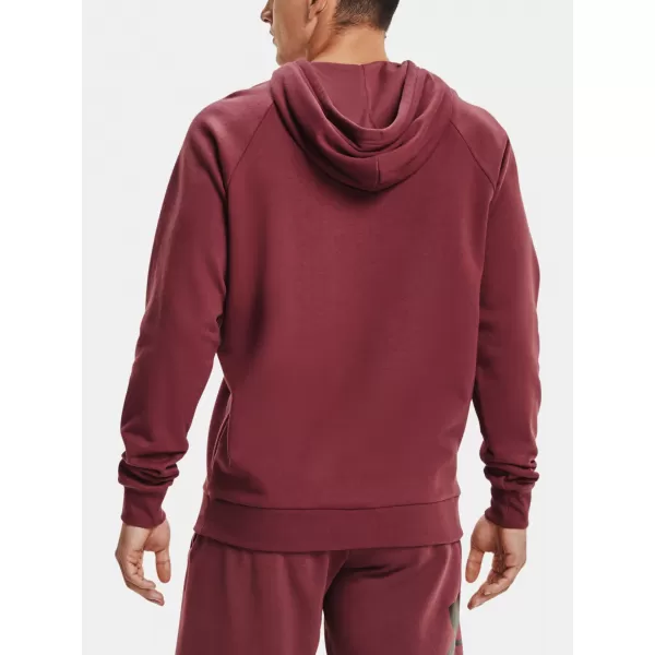  Herren-Sweatshirt UNDER ARMOUR RIVAL FLEECE BIG LOGO HD 1357093-652 ROT 