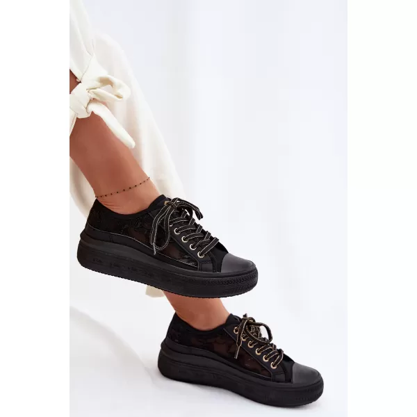 Damen-Sneaker LEE COOPER LCW-26-44-4479 SCHWARZ 