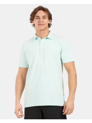 Herren-T-Shirt mit Kragen KILPI OLIVA-M 1M0311KI MINZE