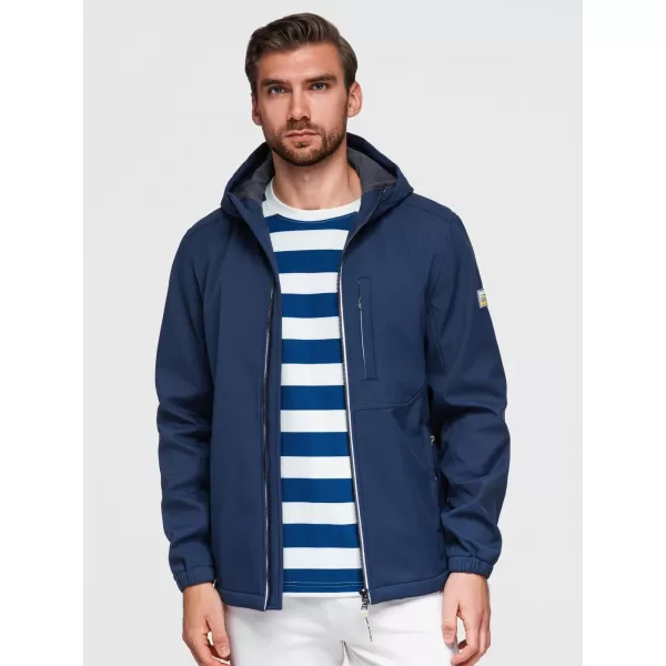  Herren-Softshelljacke OMBRE OM-JANP-0292 MARINEBLAU 