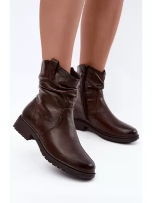 Damen-Stiefeletten BOTO ASA295-1 BRAUN