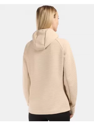 Fleece-Sweatshirt für Damen KILPI TANALI-W 1L0202KI BEIGE