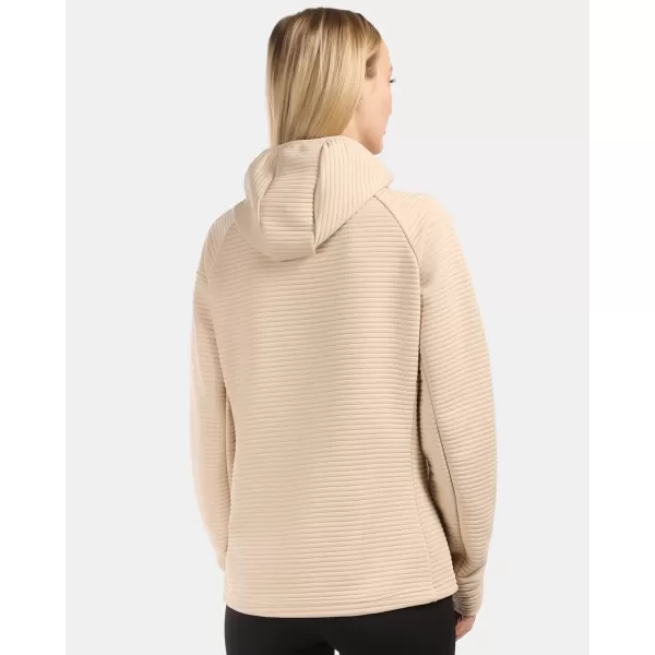  Fleece-Sweatshirt für Damen KILPI TANALI-W 1L0202KI BEIGE 