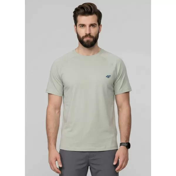  Herren-T-Shirt 4F WAW25TTSHM2373 MINZE 