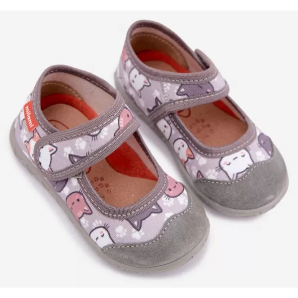  Kinderhausschuhe MILAMI 111/BR-34 GRAU 