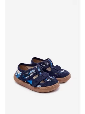 Barfußsandalen für Kinder MILAMI BF10/BR-31 BLAU
