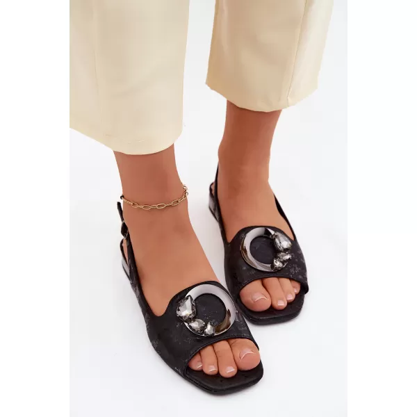  Damensandalen S.BARSKI KV61-6024 SCHWARZ 