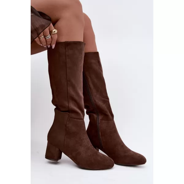  Damenstiefel S.BARSKI HY62-8131 BRAUN 