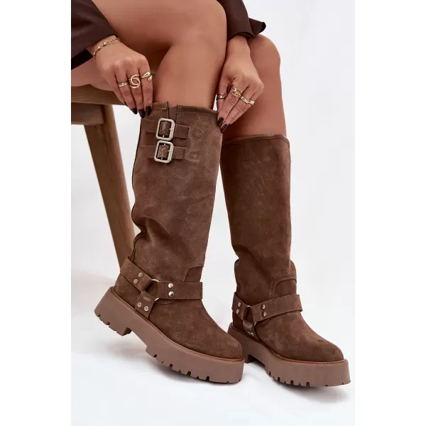  Damenstiefel BIG STAR SHOES OO274A182 BEIGE 
